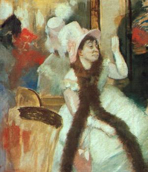 Edgar Degas : Portrait of Madame Dietz-Monnin(Portrait after a Costume Ball)